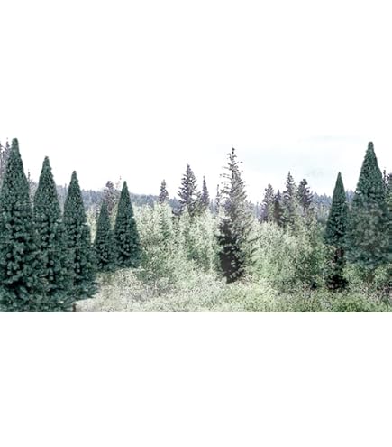 Amazon.com: WOODLAND SCENICS TR1571 Mix Green Decid Trees 2-3 (23